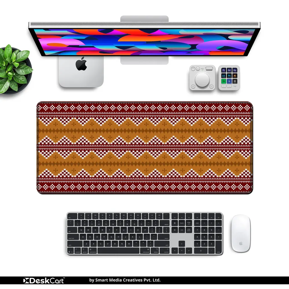 DeskCart Sambalpuri Heritage desk mat