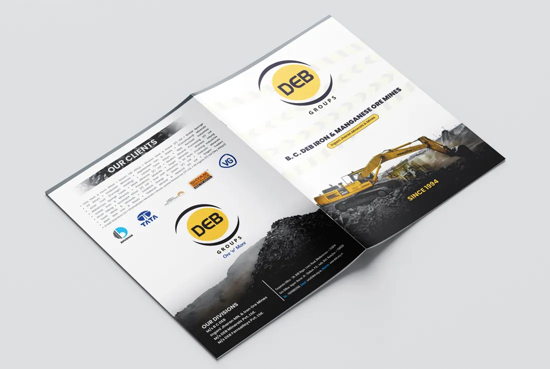 B.C. Deb Iron & Manganese Ore Mines company brochure