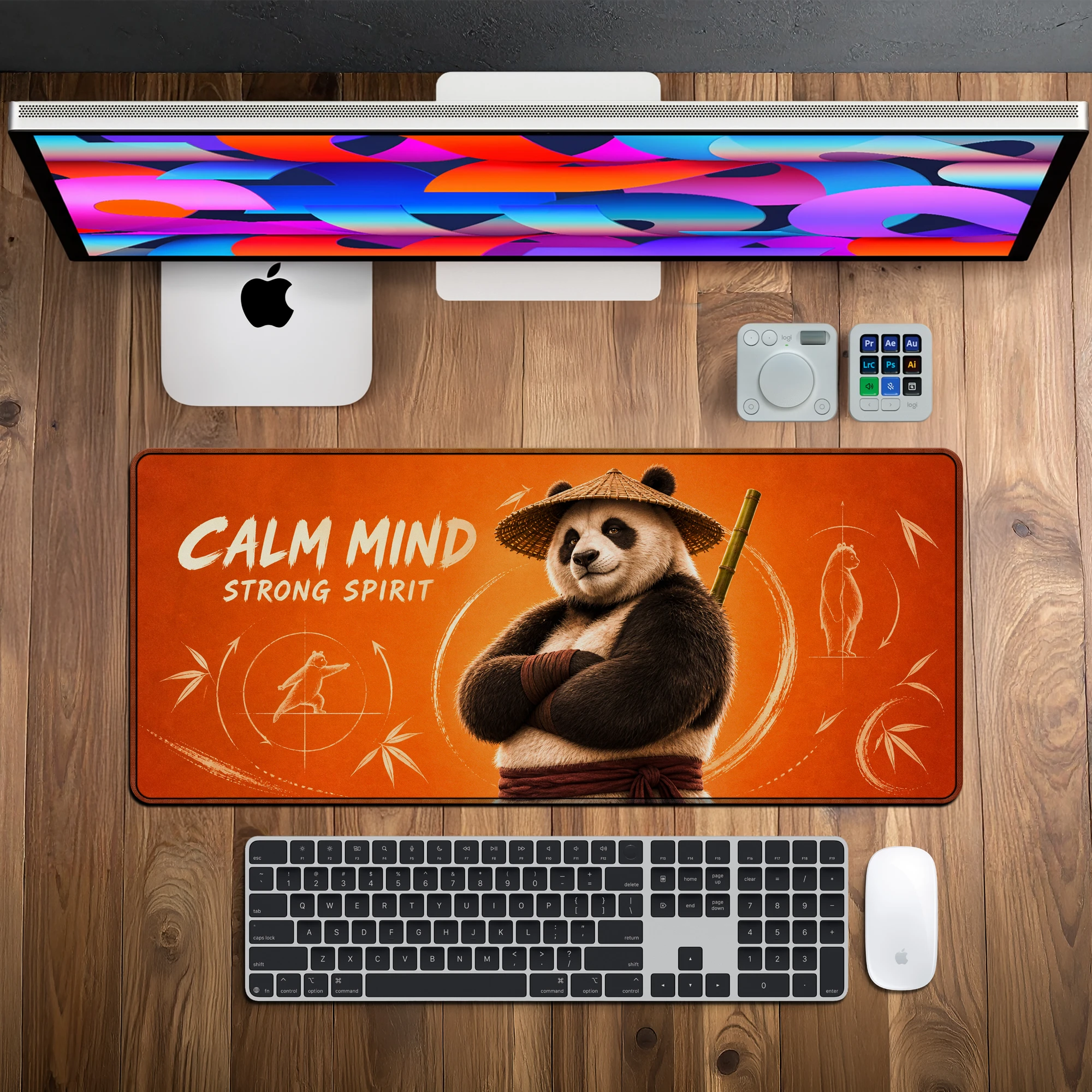 DeskCart deskmat design detail
