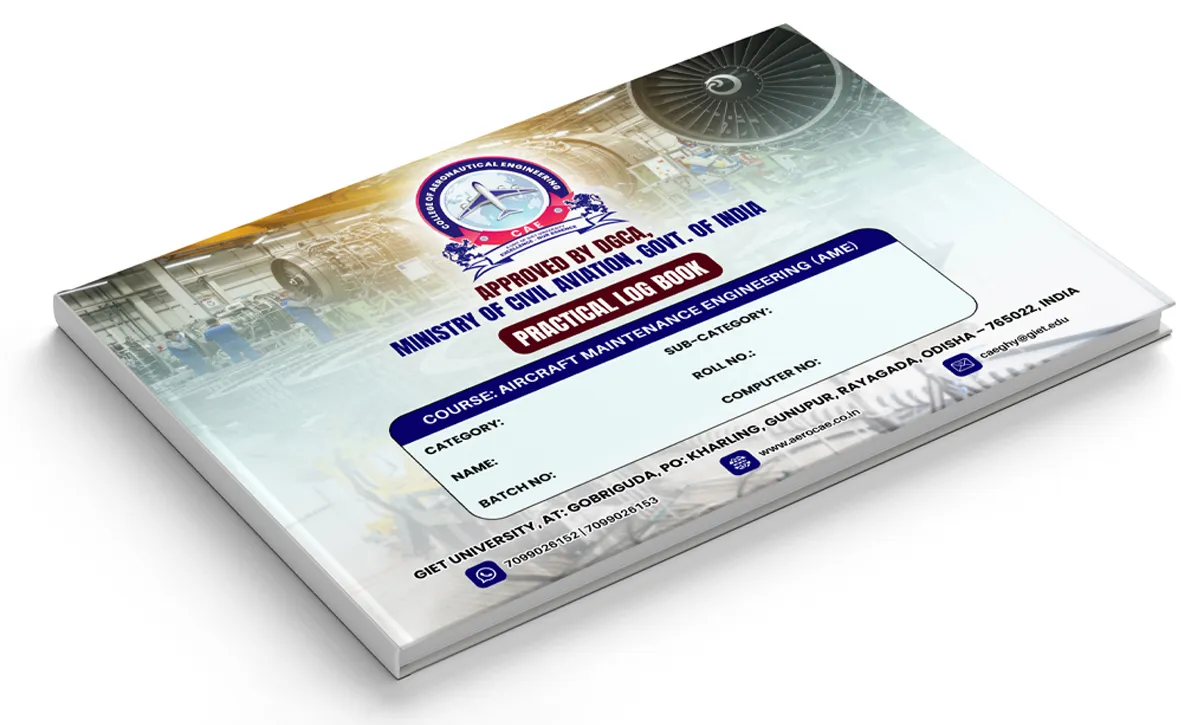 Training logbook cover design